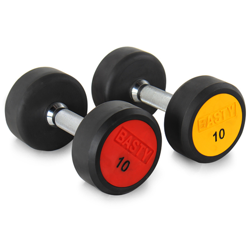 DP-04A圆形彩色多规格固定包胶哑铃厂家批发大图展示2